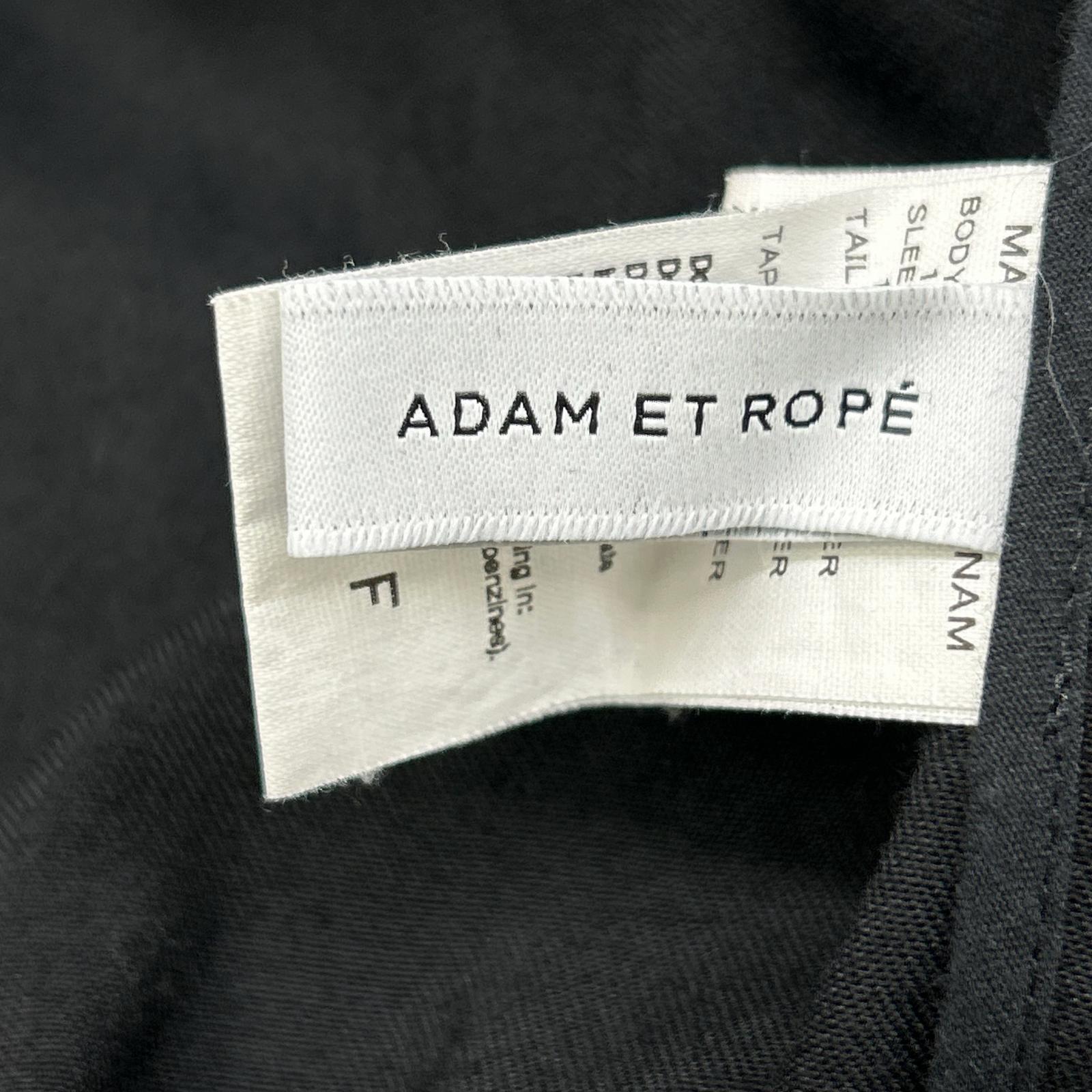 Adam et Rope アダムエロペ 24SS ブラック サイドラインブルゾン ジャケット