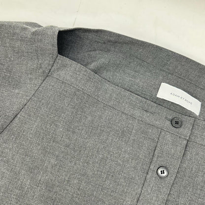 25AW ｸﾞﾚｰ 接触冷感 ﾏﾙﾁWAYﾚｲﾔｰﾄﾞｼｬﾂｽｶｰﾄｾｯﾄ スーツ セットアップ 38 レディース