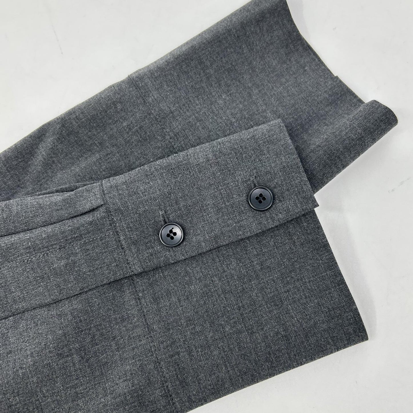 25AW ｸﾞﾚｰ 接触冷感 ﾏﾙﾁWAYﾚｲﾔｰﾄﾞｼｬﾂｽｶｰﾄｾｯﾄ スーツ セットアップ 38 レディース