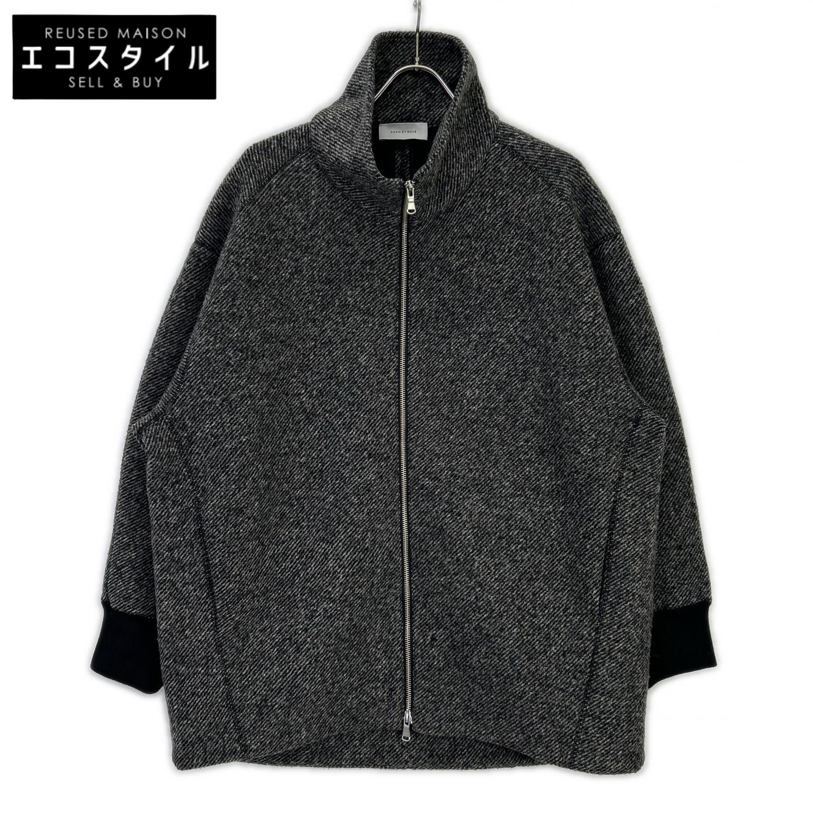 Adam et Rope アダムエロペ 24AW GAL24070 ツイードボンディングコーディガン ジャケット