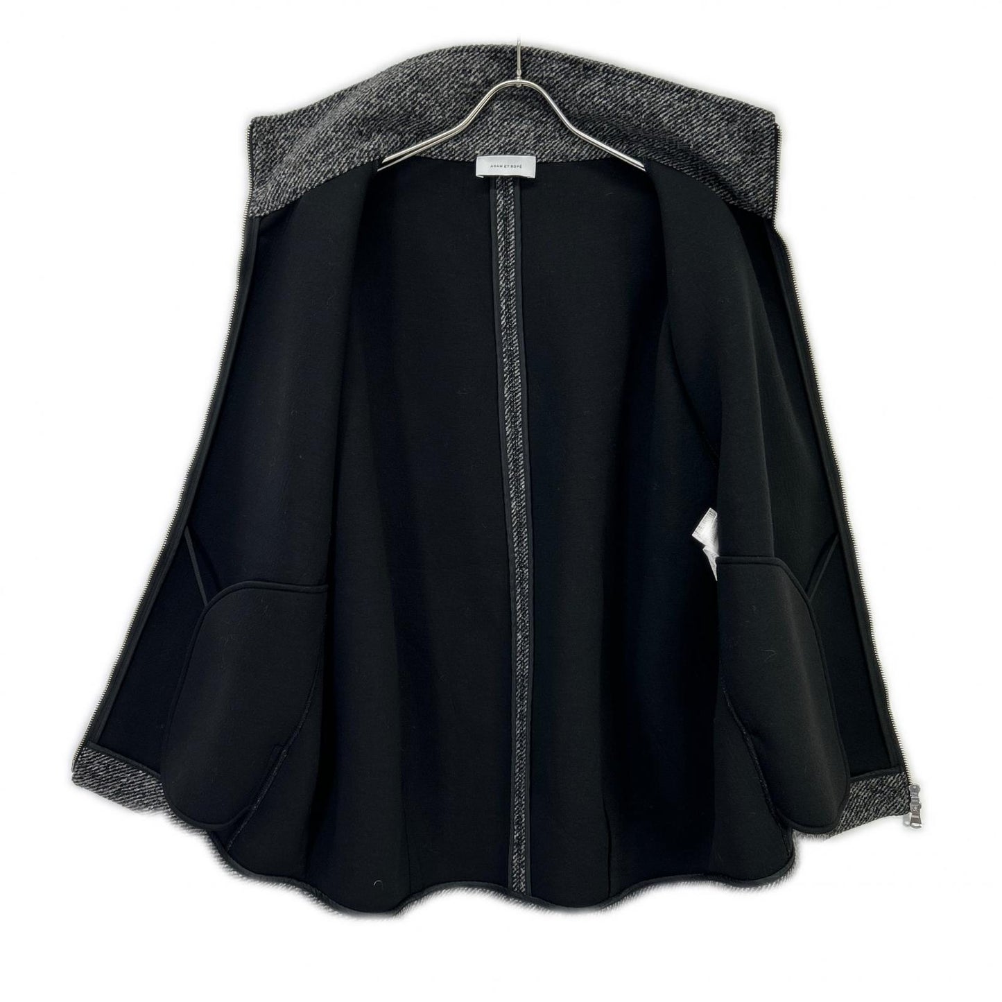 Adam et Rope アダムエロペ 24AW GAL24070 ツイードボンディングコーディガン ジャケット