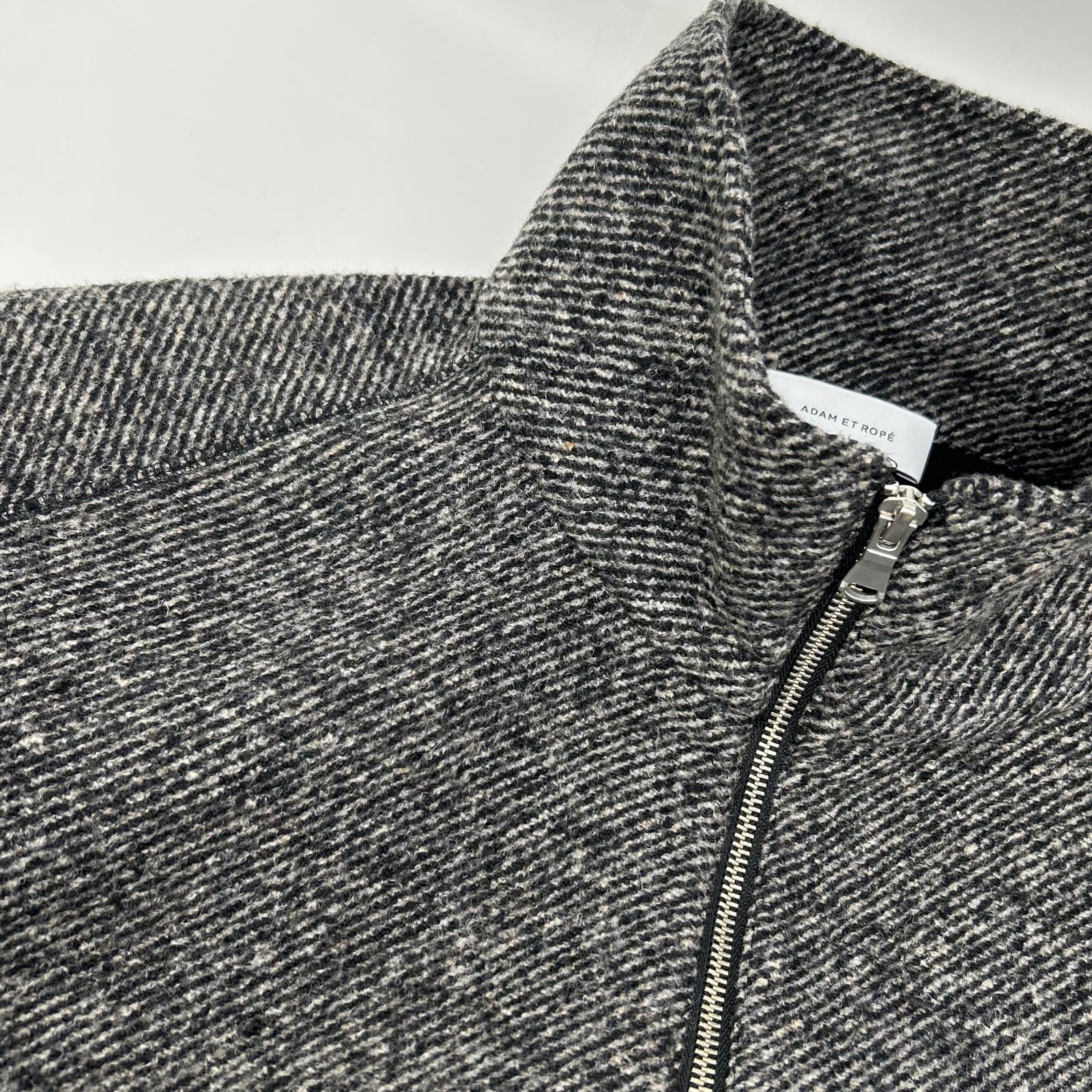 Adam et Rope アダムエロペ 24AW GAL24070 ツイードボンディングコーディガン ジャケット