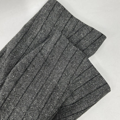 25AW GAL25030 GRAY Double-breasted Tweed & Check Jacket 38 Ladies