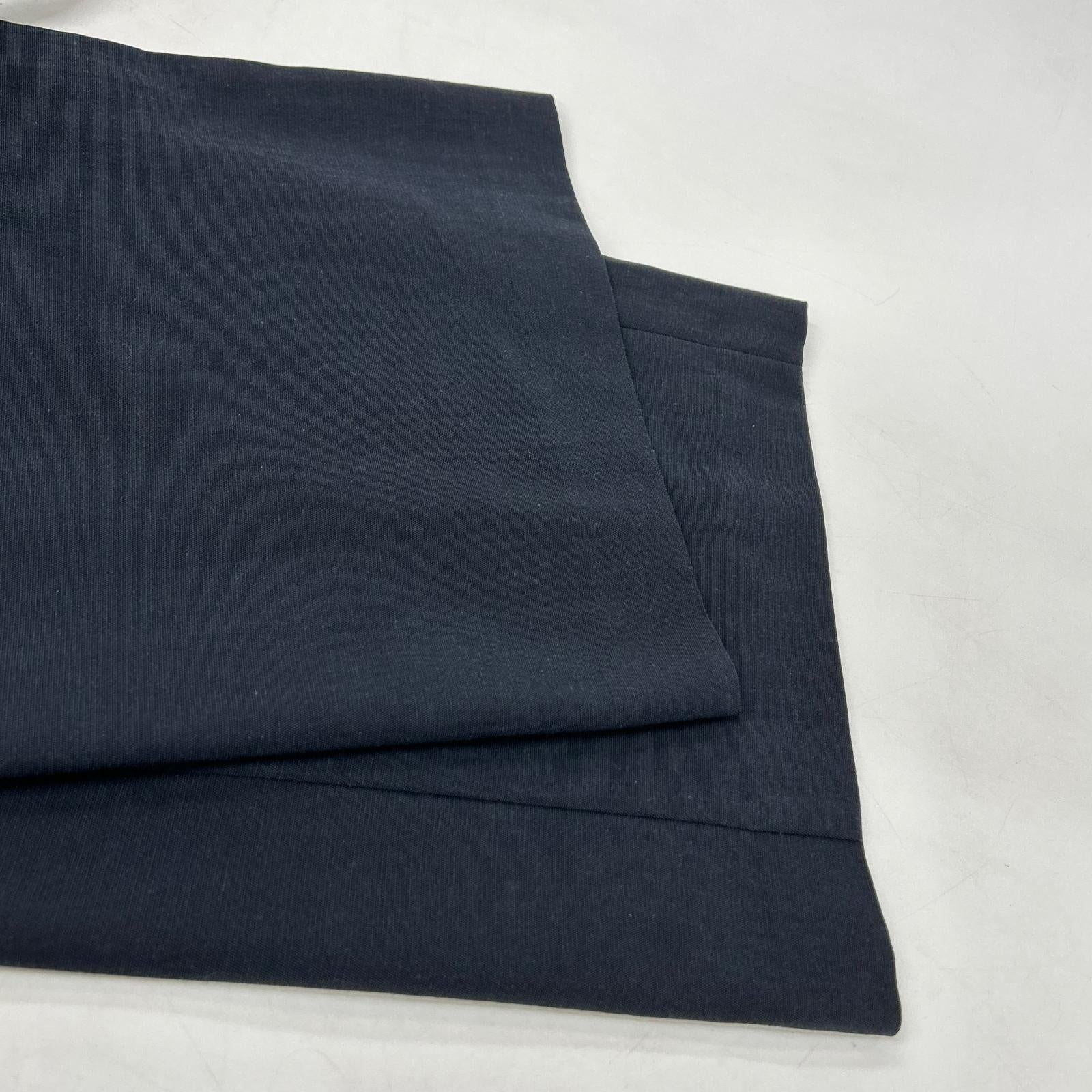 Navy rayon blend marine wide slacks bottoms 38 women's