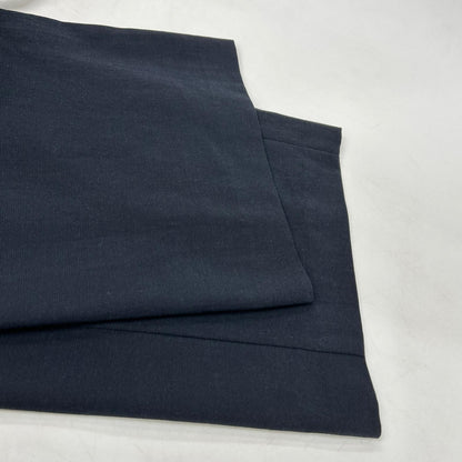 Navy rayon blend marine wide slacks bottoms 38 women's