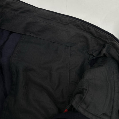 BLACK WOOL JACKET PANTS SET UP SUIT SET UP 46/48 Men's