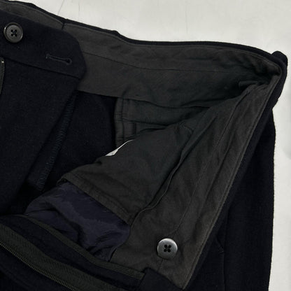 BLACK WOOL JACKET PANTS SET UP SUIT SET UP 46/48 Men's