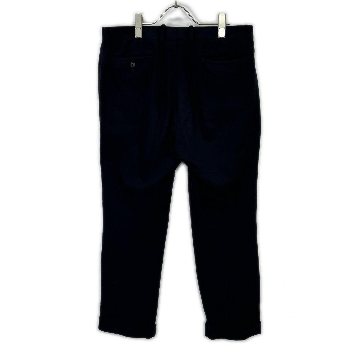 BLACK WOOL JACKET PANTS SET UP SUIT SET UP 46/48 Men's