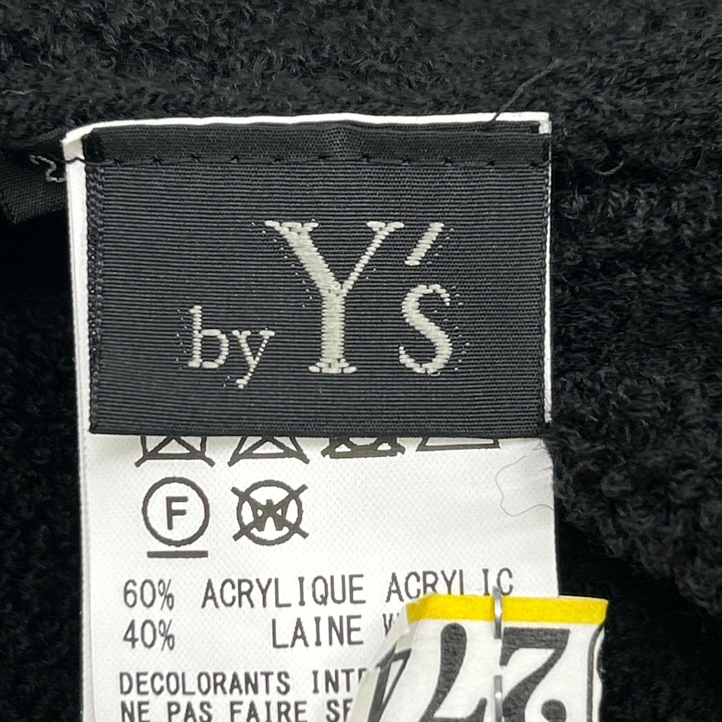 YJ-K85-546 ﾌﾞﾗｯｸ ﾊﾟｲﾙ地 ﾛﾝｸﾞｶｰﾃﾞｨｶﾞﾝ トップス 2 レディース