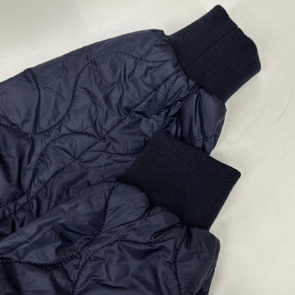 YC-C01-602 Navy Nylon Drawcord Quilted Jacket Jacket 1 Ladies