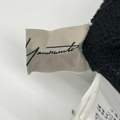 Yohji Yamamoto ヨウジヤマモト FC-K23-188 ブラック 刺繍デザイン ロングニットトップス トップス