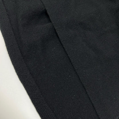 Yohji Yamamoto ヨウジヤマモト FC-K23-188 ブラック 刺繍デザイン ロングニットトップス トップス