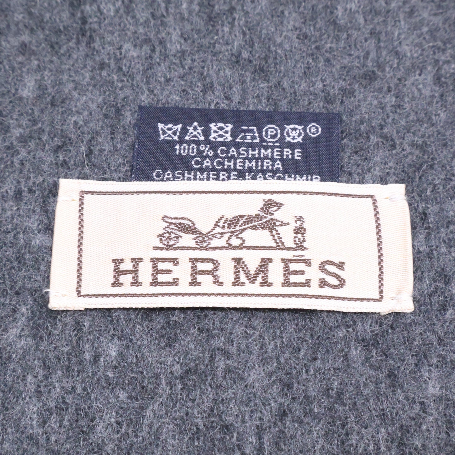 HERMES 爱马仕 【美品】Recto Verso 羊绒围巾
