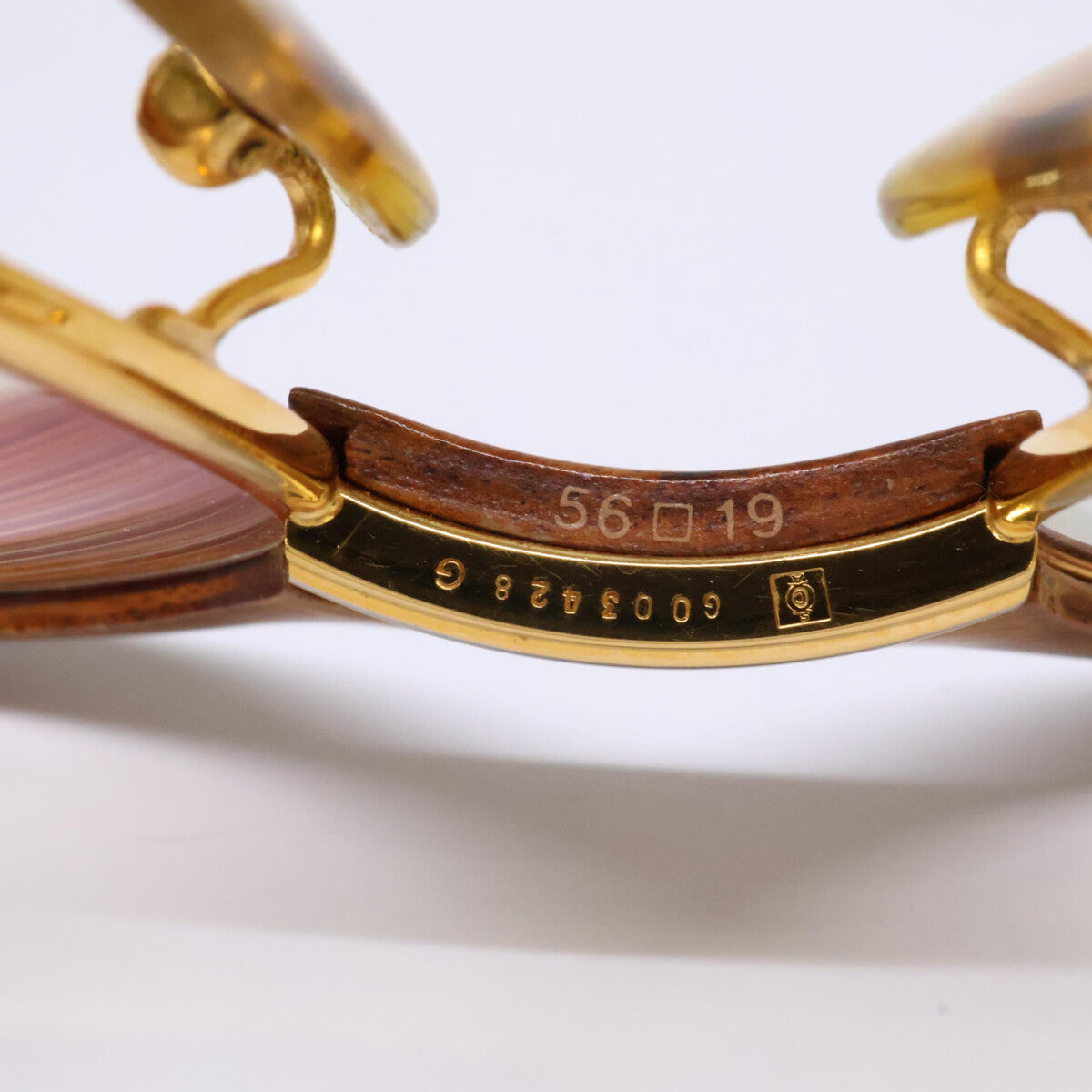 Cartier カルティエ ヴィンテージ ウッドテンプル トリニティ マルメゾン メガネ 眼鏡