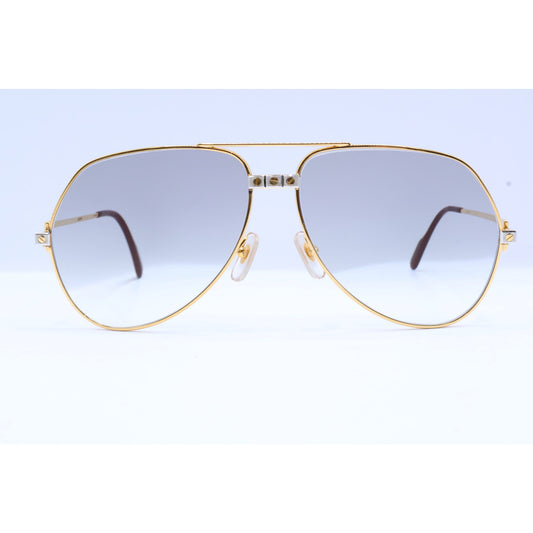 Cartier カルティエ ヴィンテージ サントス 度入りレンズ ティアドロップ サングラス