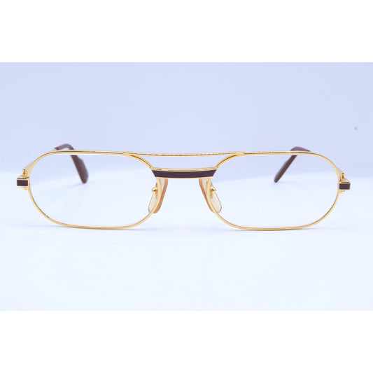 Cartier Vintage Prescription Lens Two-Bridge Oval-Shaped Eyeglass Frames