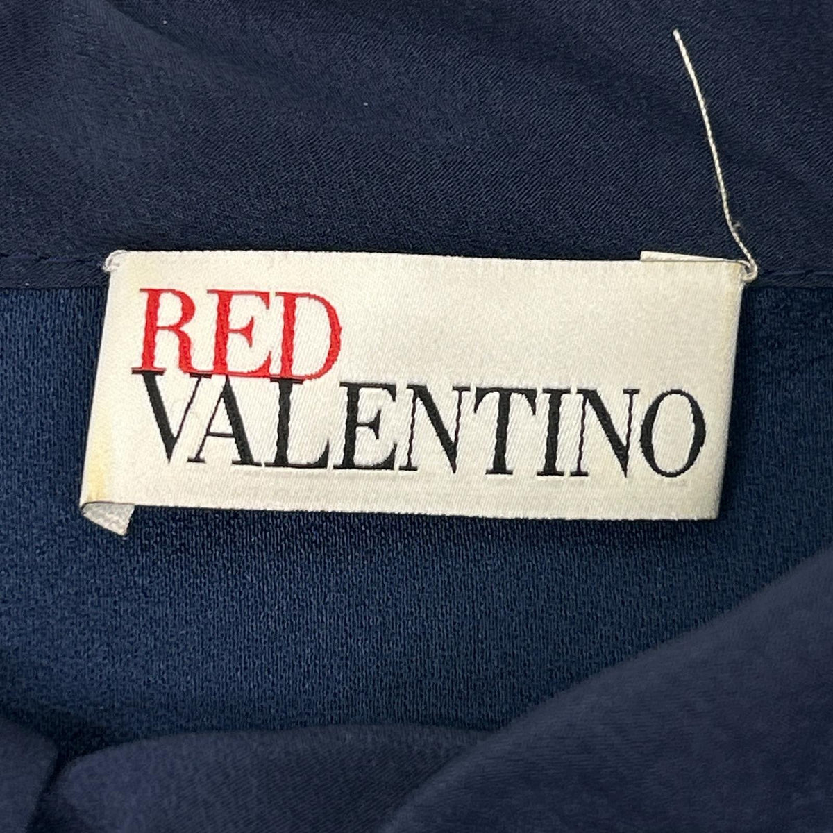 RED VALENTINO レッドヴァレンチノ QR0VA7P001U ネイビー アセテート ワンピース ワンピース