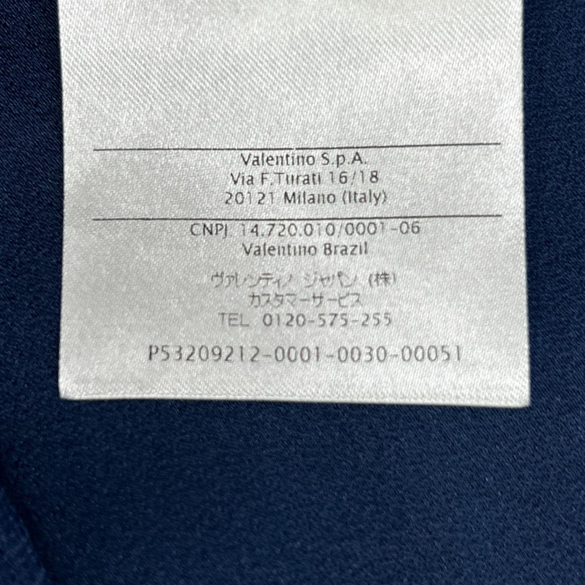 RED VALENTINO レッドヴァレンチノ QR0VA7P001U ネイビー アセテート ワンピース ワンピース