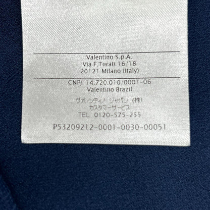 RED VALENTINO レッドヴァレンチノ QR0VA7P001U ネイビー アセテート ワンピース ワンピース