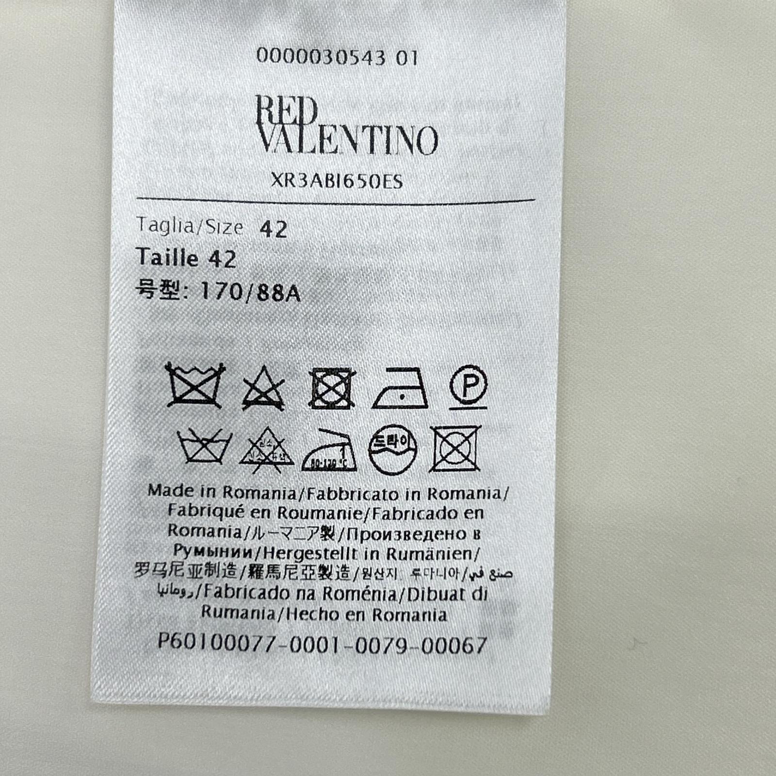 XR3ABI65 白色 棉 领结 衬衫 上衣 42 女士
