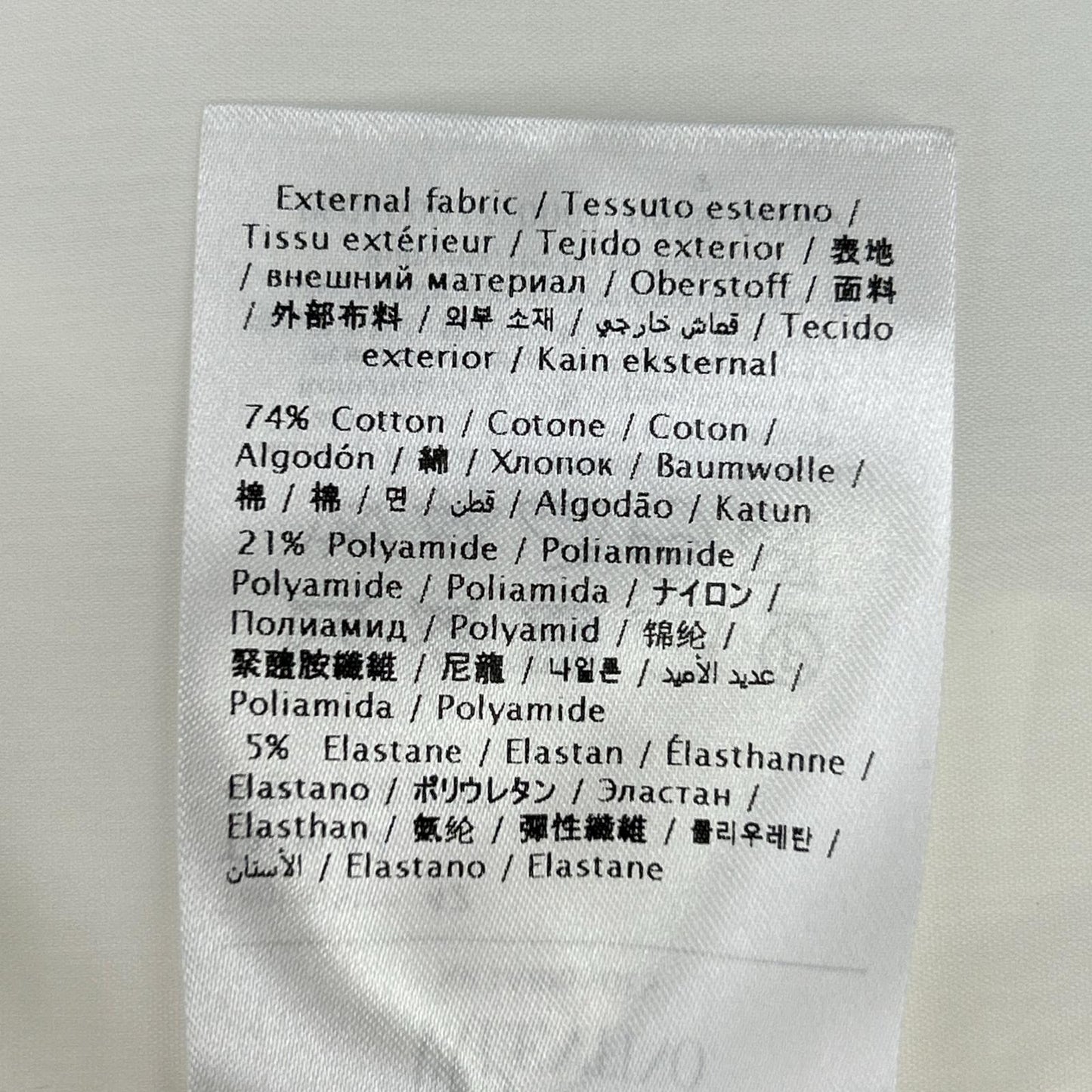XR3ABI65 白色 棉 领结 衬衫 上衣 42 女士