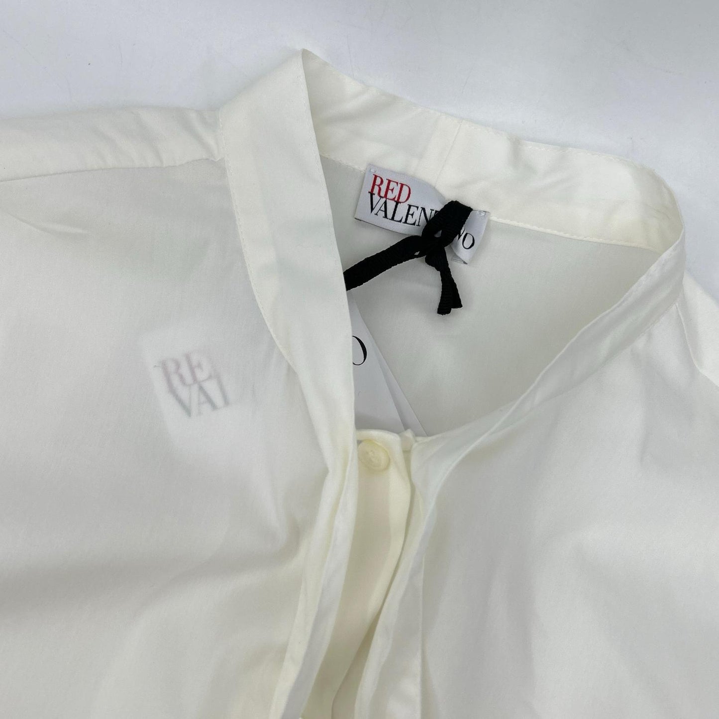 XR3ABI65 白色 棉 领结 衬衫 上衣 42 女士
