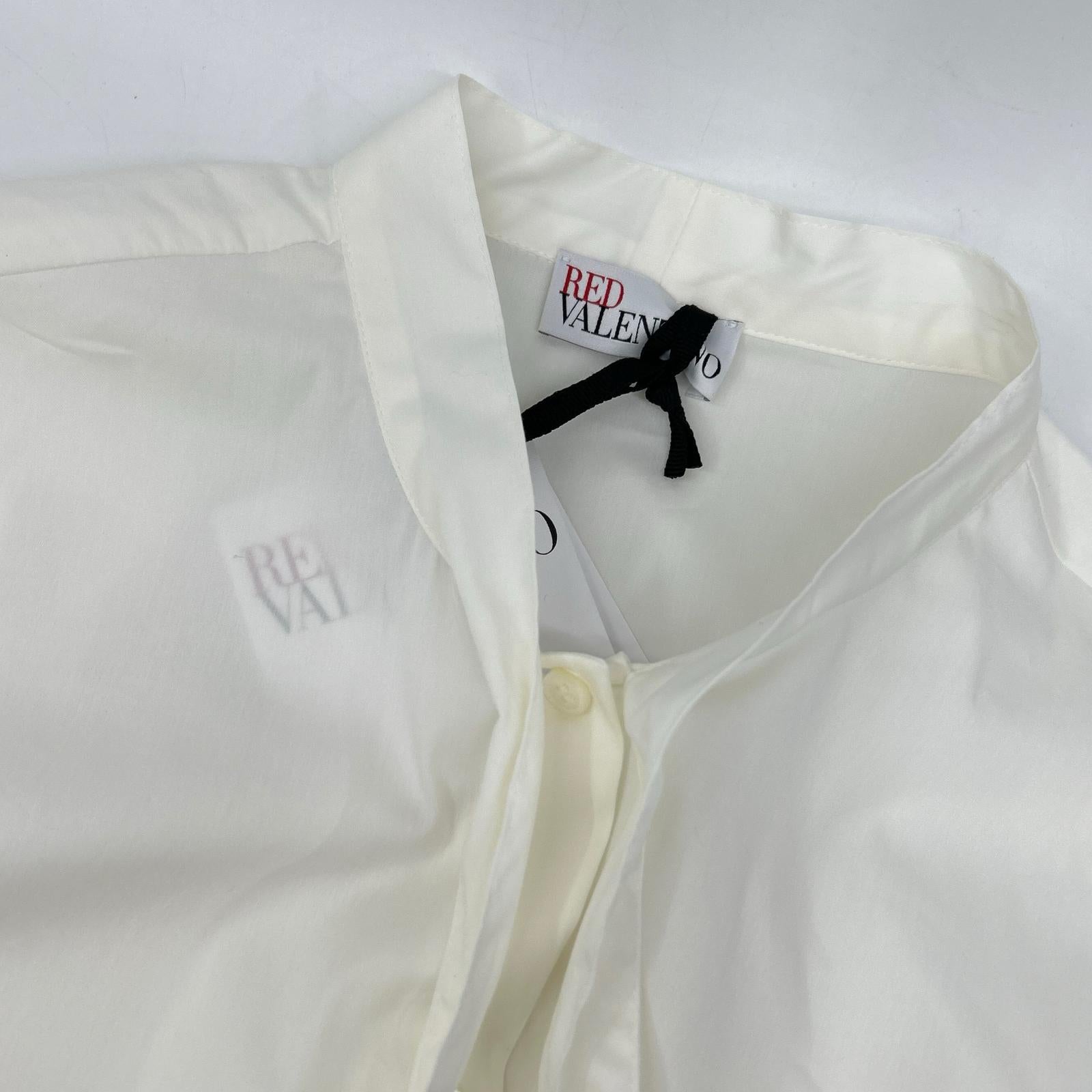 XR3ABI65 白色 棉 领结 衬衫 上衣 42 女士