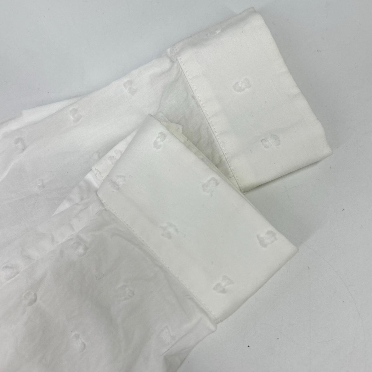 SR0AB1Z54J2 白色 纯棉 荷叶边 长袖衬衫 上衣 40 女式
