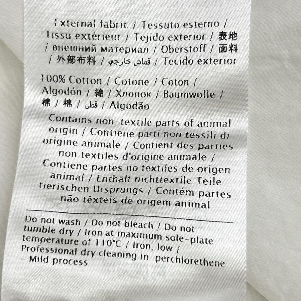 SR0AB1Z54J2 白色 纯棉 荷叶边 长袖衬衫 上衣 40 女式