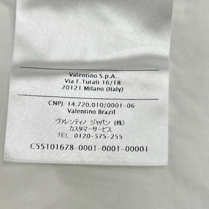 SR0AB1Z54J2 白色 纯棉 荷叶边 长袖衬衫 上衣 40 女式
