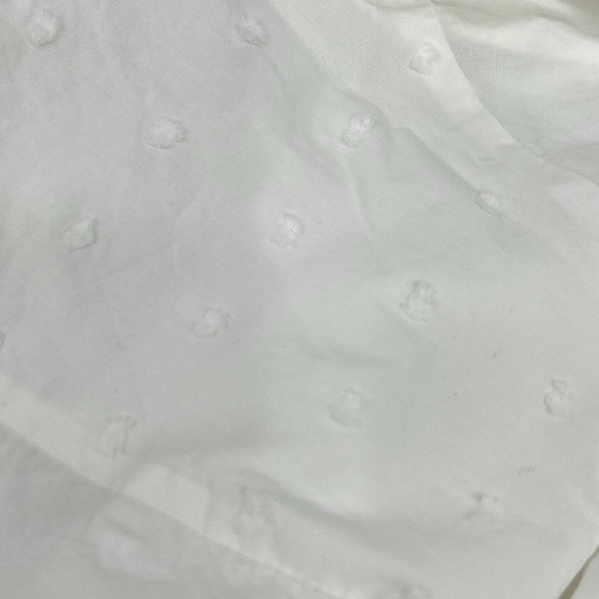 SR0AB1Z54J2 白色 纯棉 荷叶边 长袖衬衫 上衣 40 女式