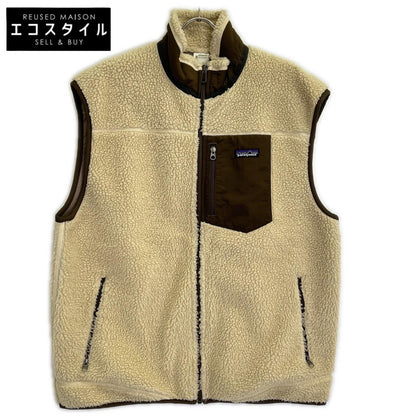 patagonia 巴塔哥尼亚 23069F9 象牙白×棕色 Classic Retro-X 抓绒马甲 上衣