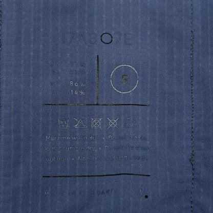 isadore イザドア ブルー エシュロン エアロ ジャージ トップス