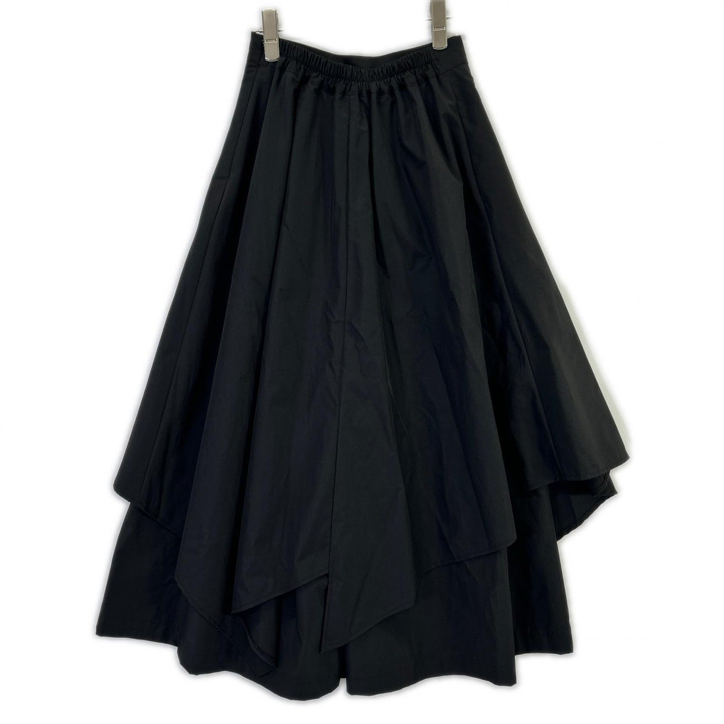 UN3D. UNTHREED 529900700101-05 黑色 ASYMME LAYERED PT 半身裙