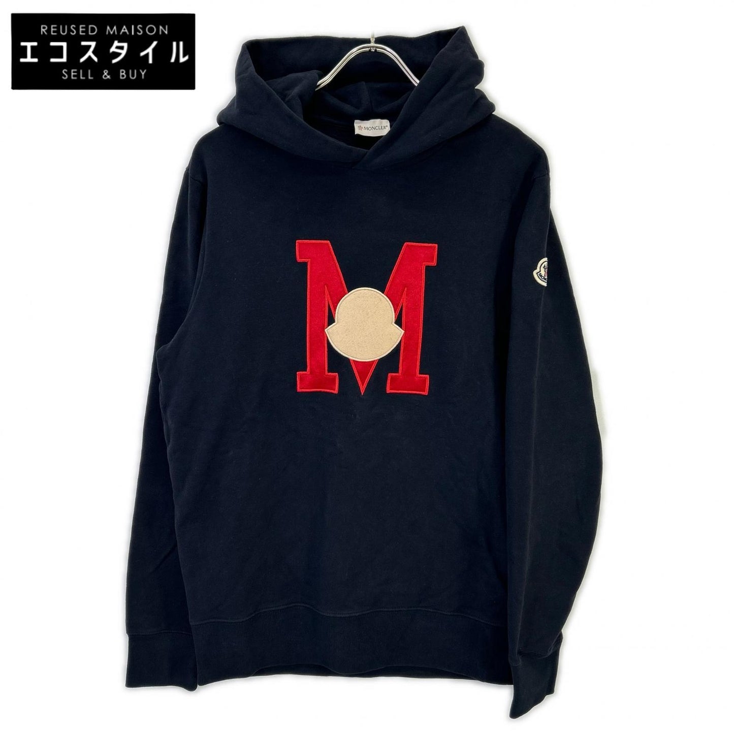 MONCLER モンクレール J10918G00012 23年 国内正規 FELPA ロゴ パーカー トップス