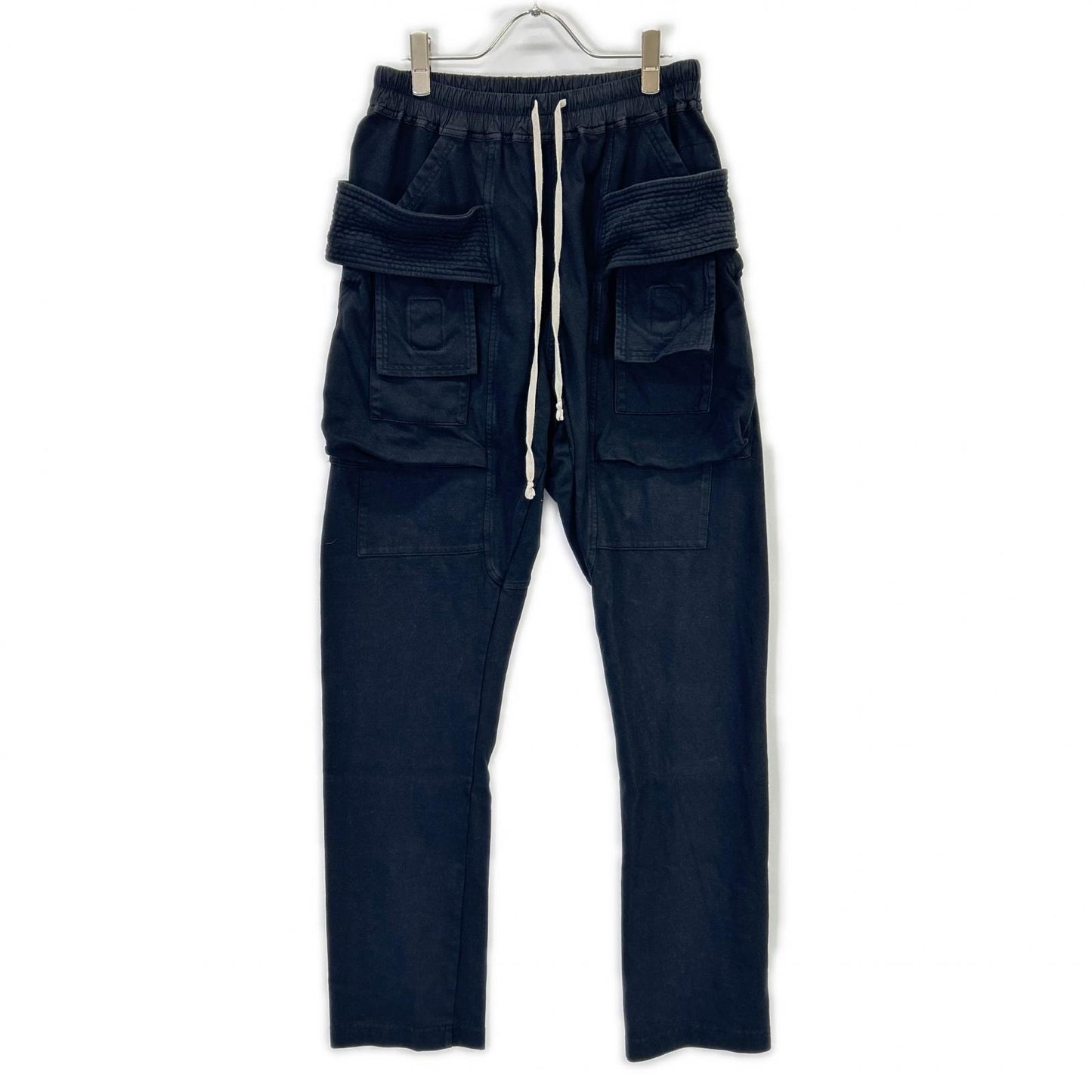 DRKSHDW DU01D1376-RIG Black Bleached Cargo Drawstring Pants Bottoms