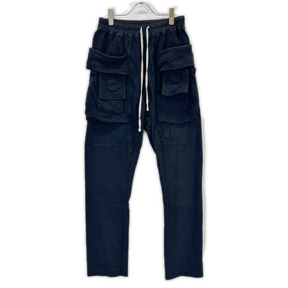 DRKSHDW DU01D1376-RIG Black Bleached Cargo Drawstring Pants Bottoms