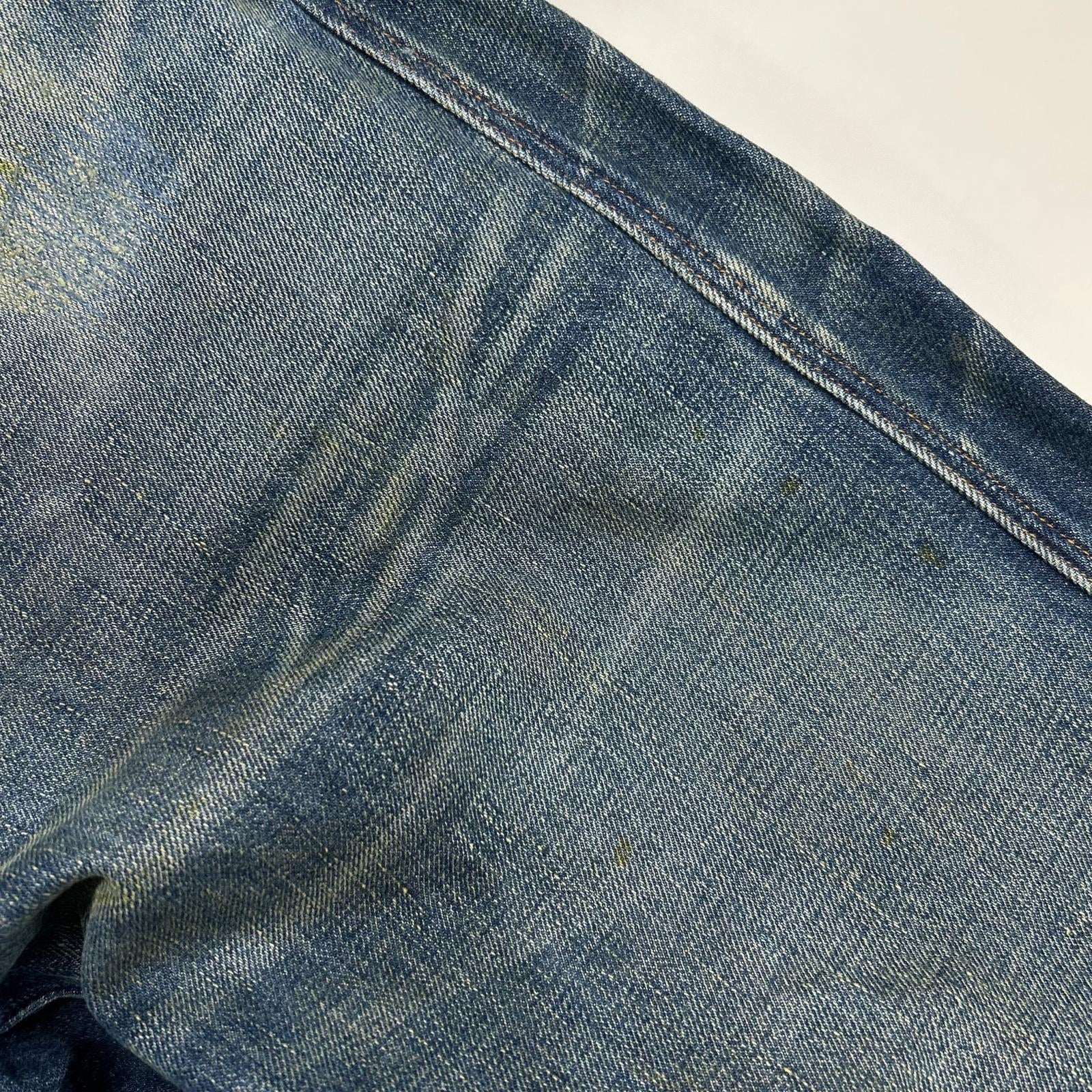 RRL ダブルアールエル USA製 R151RC01 ダメージ加工 PIONEER BUCKLE BACK JEANS ボトムス