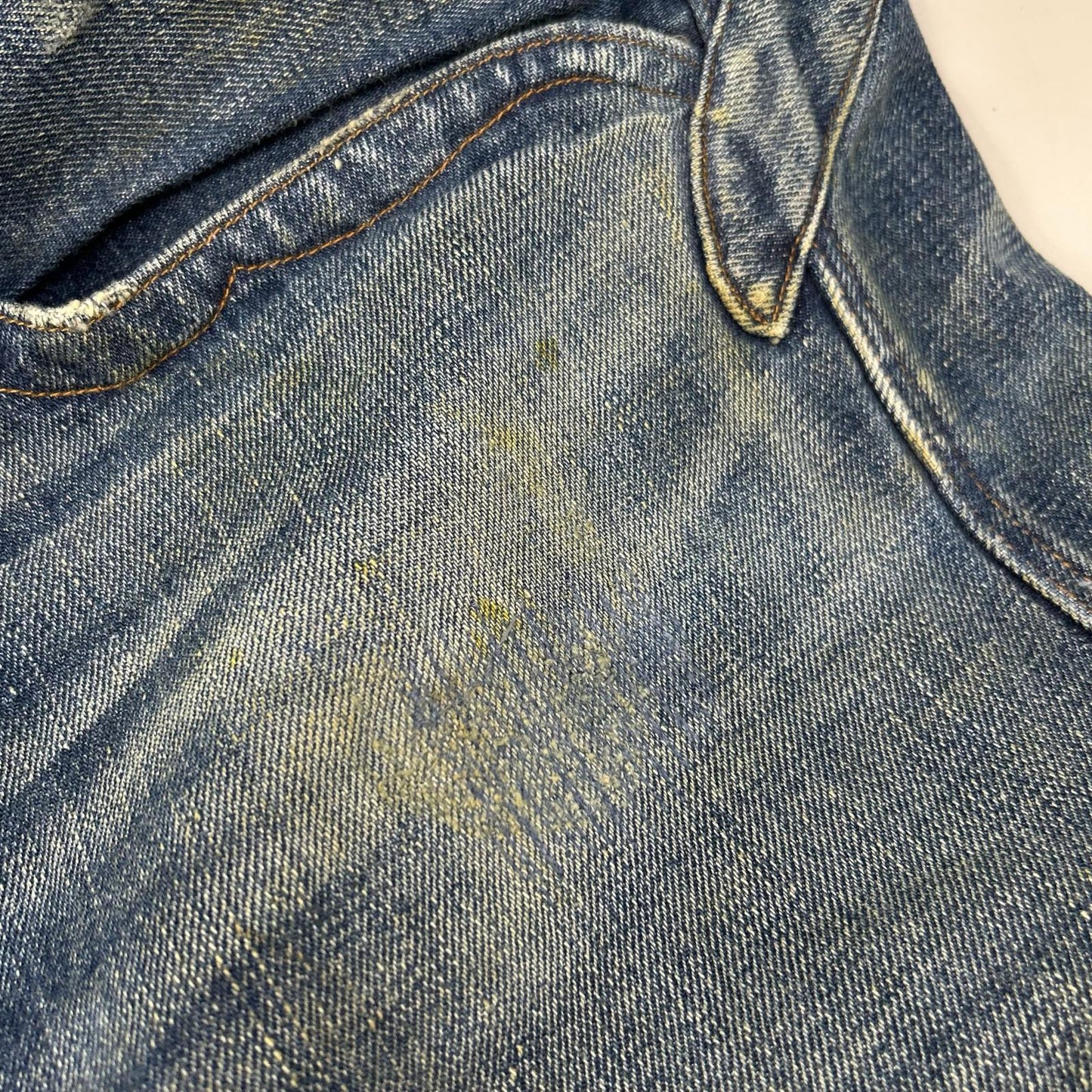 RRL ダブルアールエル USA製 R151RC01 ダメージ加工 PIONEER BUCKLE BACK JEANS ボトムス
