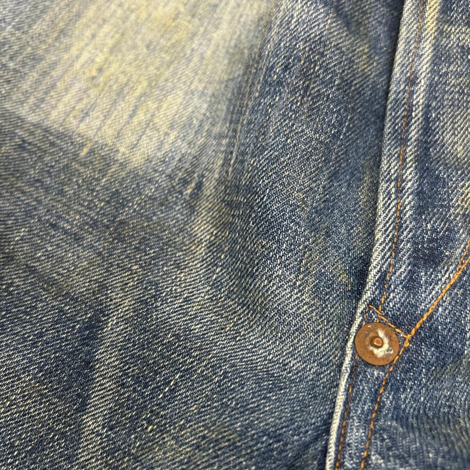 RRL ダブルアールエル USA製 R151RC01 ダメージ加工 PIONEER BUCKLE BACK JEANS ボトムス