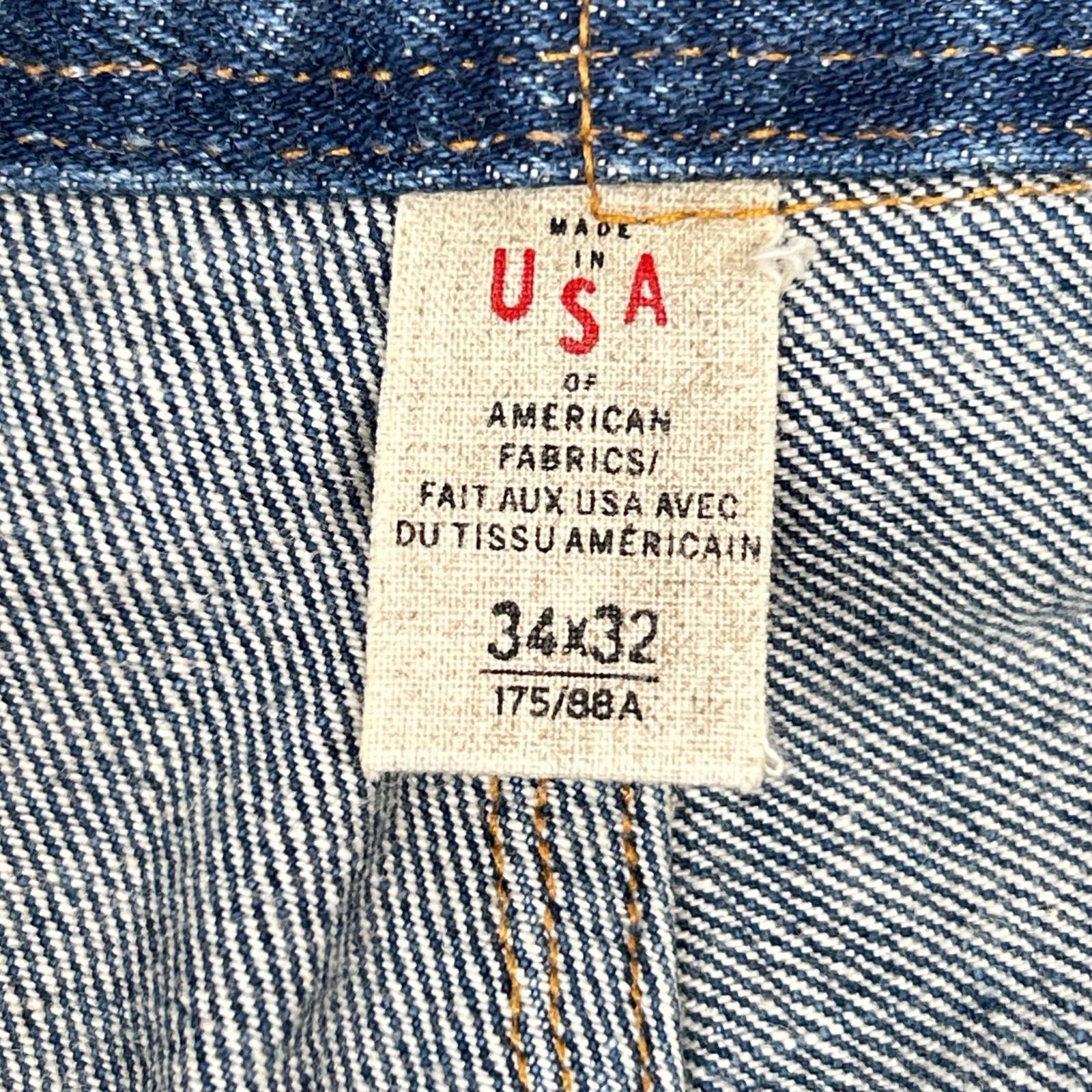 RRL ダブルアールエル USA製 R151RC01 ダメージ加工 PIONEER BUCKLE