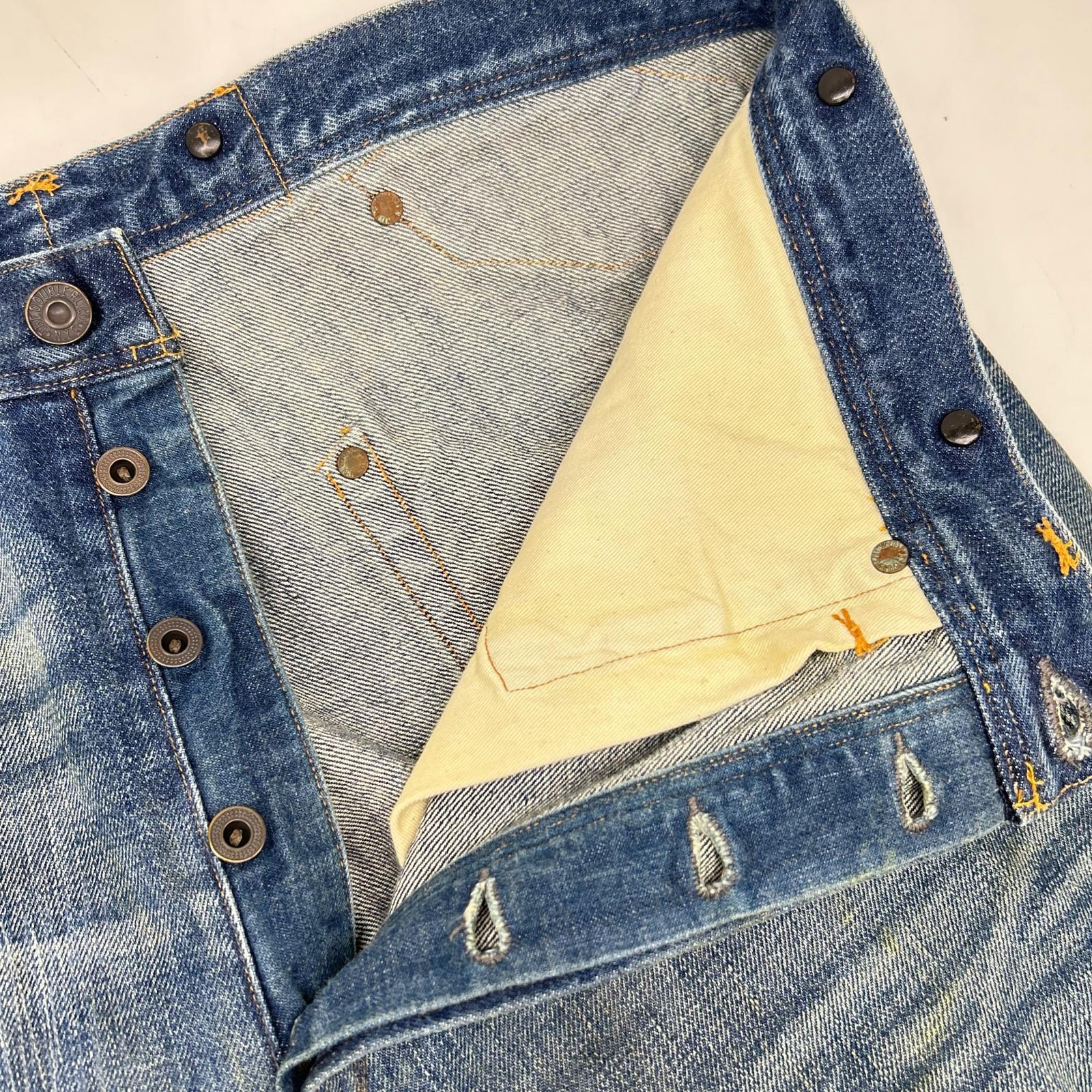 RRL ダブルアールエル USA製 R151RC01 ダメージ加工 PIONEER BUCKLE