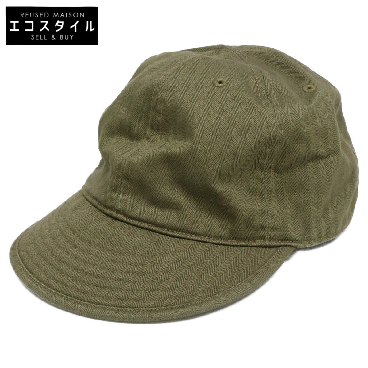 RRL ダブルアールエル ヘリンボーン ツイル サービス キャップ 帽子