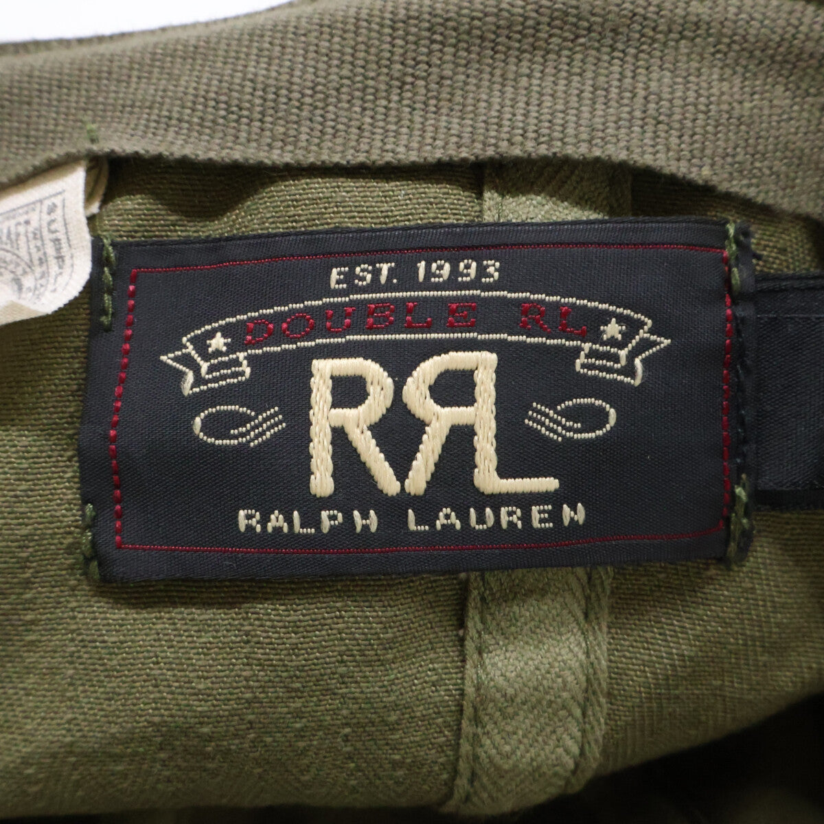 RRL ダブルアールエル ヘリンボーン ツイル サービス キャップ 帽子