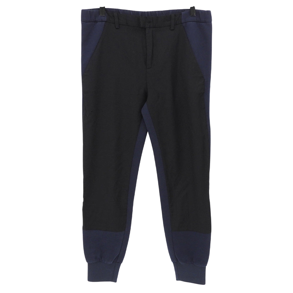MM6 Panelled Jogger Pants Bottoms Women's Black×Navy S S32KA0312 Bottoms