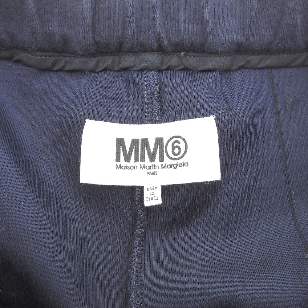MM6 Panelled Jogger Pants Bottoms Women's Black×Navy S S32KA0312 Bottoms