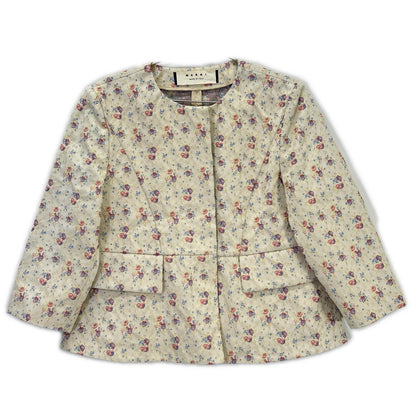 GIMAT15A01TCW33 ｱｲﾎﾞﾘｰ 花柄 ﾉｰｶﾗｰ ｼﾞｬｹｯﾄ ジャケット 42 レディース
