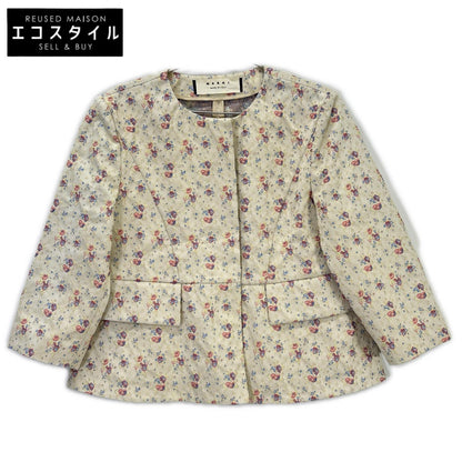 GIMAT15A01TCW33 ｱｲﾎﾞﾘｰ 花柄 ﾉｰｶﾗｰ ｼﾞｬｹｯﾄ ジャケット 42 レディース