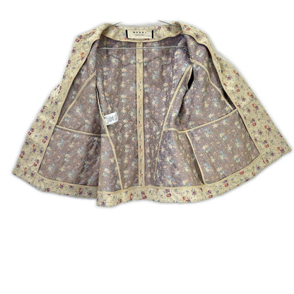 GIMAT15A01TCW33 ｱｲﾎﾞﾘｰ 花柄 ﾉｰｶﾗｰ ｼﾞｬｹｯﾄ ジャケット 42 レディース