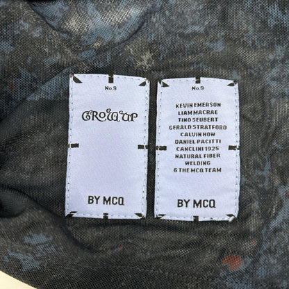 【BY MCQ】ﾈｲﾋﾞｰ 総柄 ｼｱｰ ｵｰﾌﾟﾝｶﾗｰ ｼｬﾂ トップス レディース